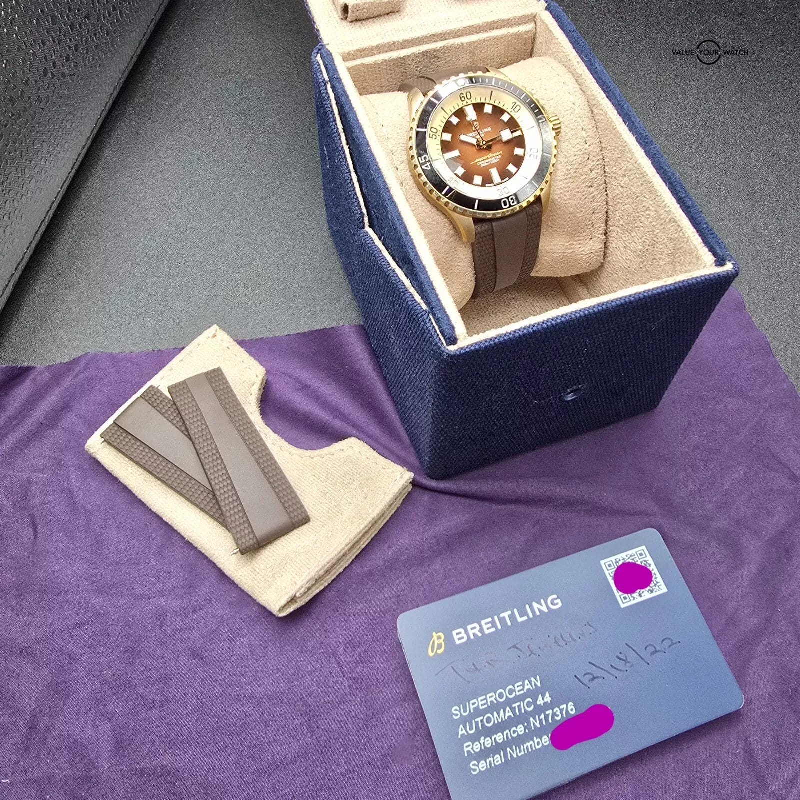 Breitling Superocean Bronze, 42mm ref. N17376 full kit! - Image 3