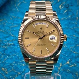 Rolex Day-Date 40mm Champagne dial, 18k Yellow gold 228238 watch only!