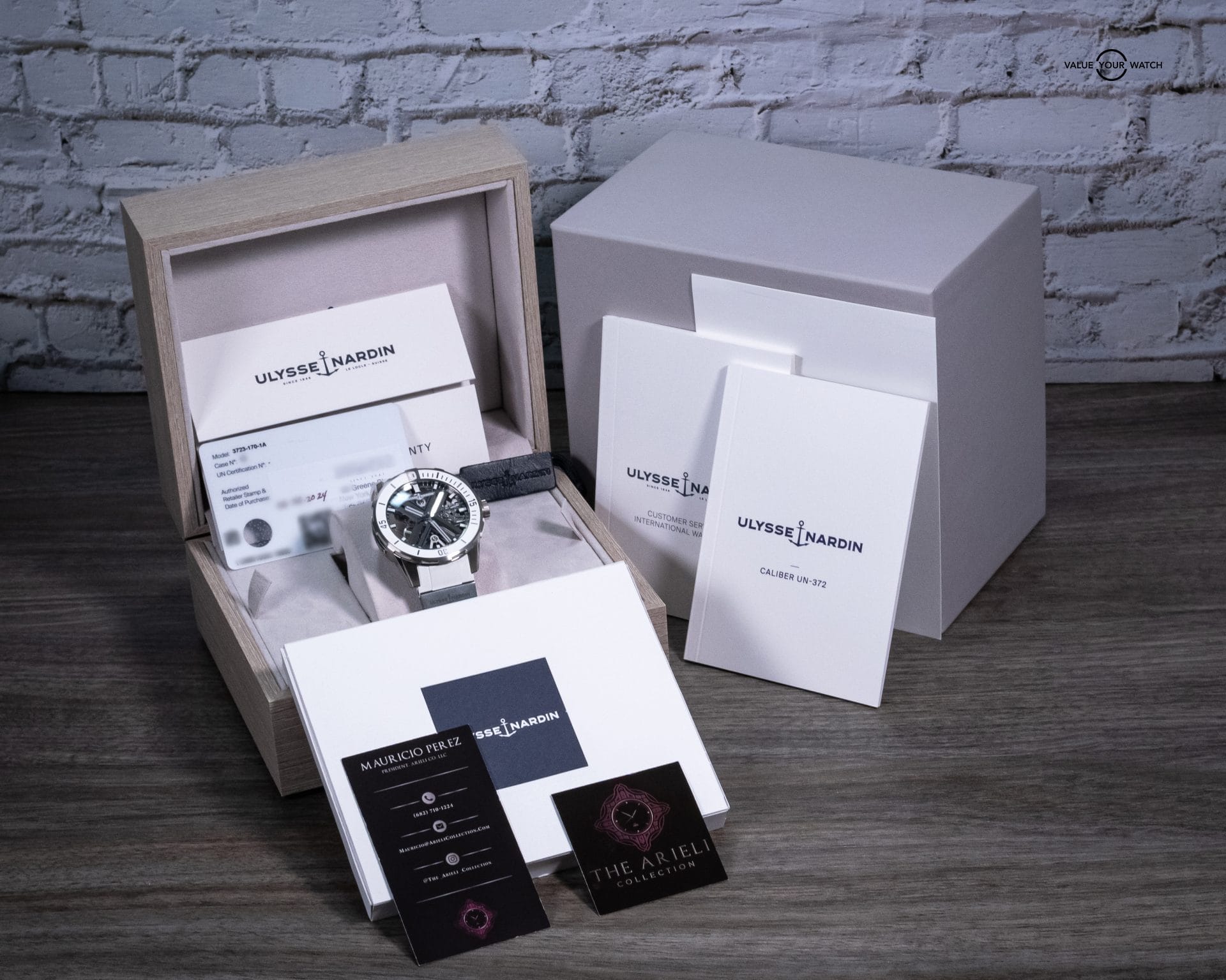 UNWORN Ulysse Nardin Diver X Skeleton White Watch – BOX & PAPERS – 3723-170-1A/3A - Image 2