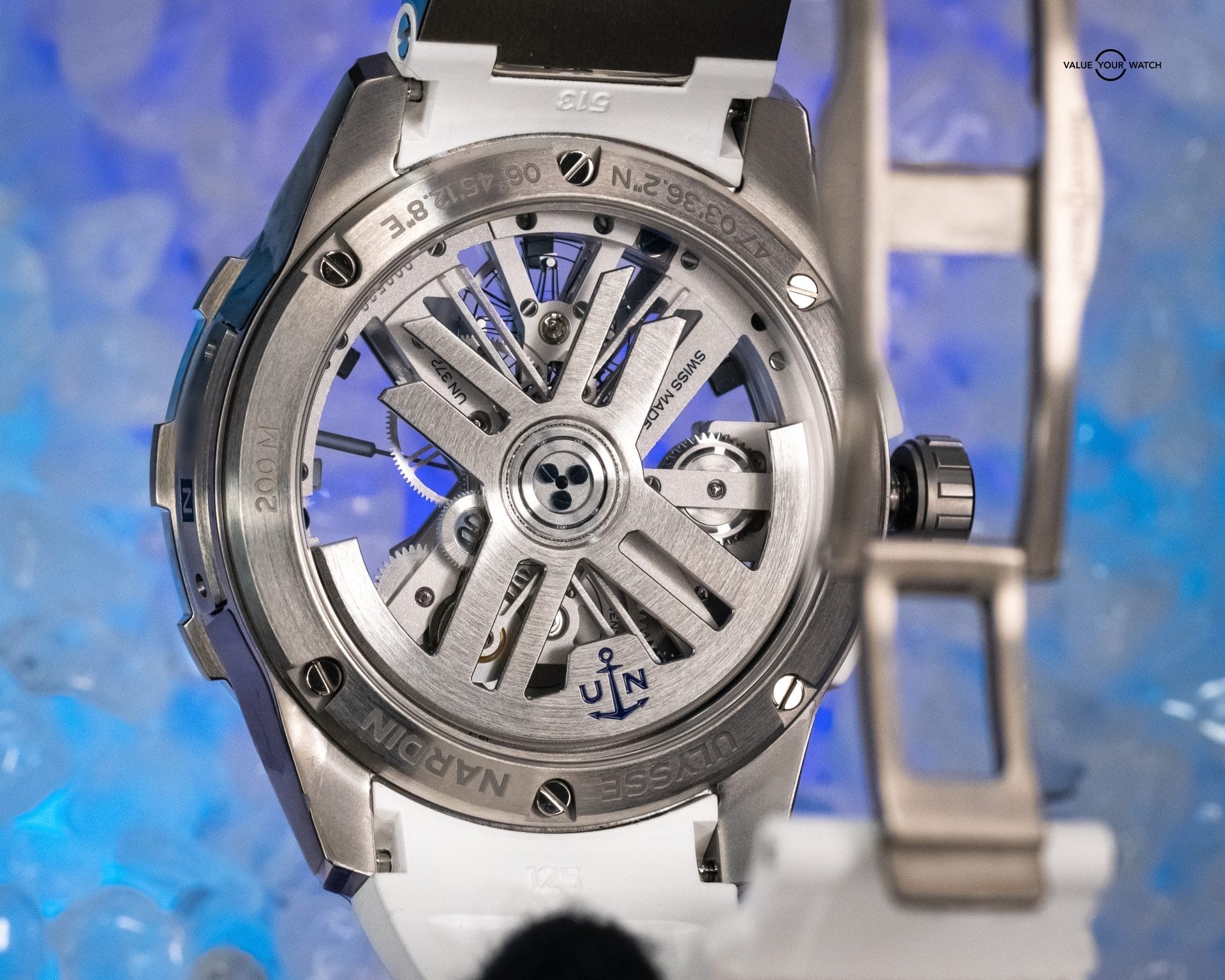 UNWORN Ulysse Nardin Diver X Skeleton White Watch – BOX & PAPERS – 3723-170-1A/3A - Image 9