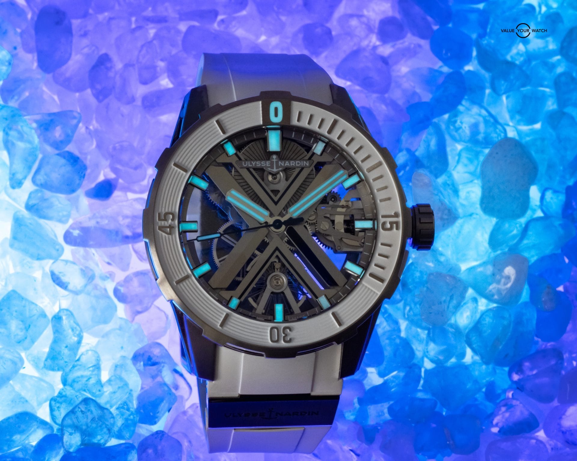 UNWORN Ulysse Nardin Diver X Skeleton White Watch – BOX & PAPERS – 3723-170-1A/3A - Image 11