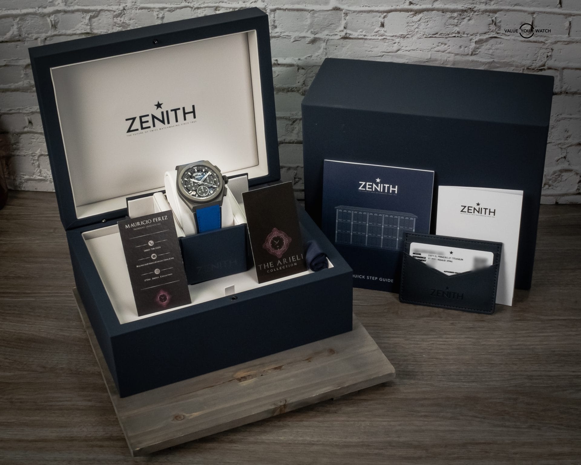 Zenith Defy El Primero 21 Ultrablue Chronograph - BOX & PAPERS - 97.901.9004/81.R946 - Image 2