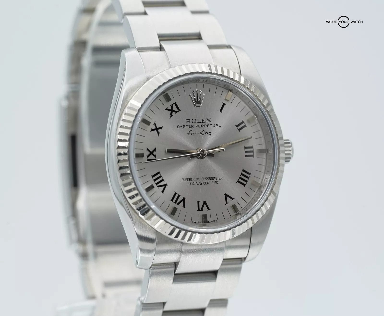 Rolex Air King 114234 Stainless Steel Silver Dial 34mm BOXES/PAPERS! - Image 7