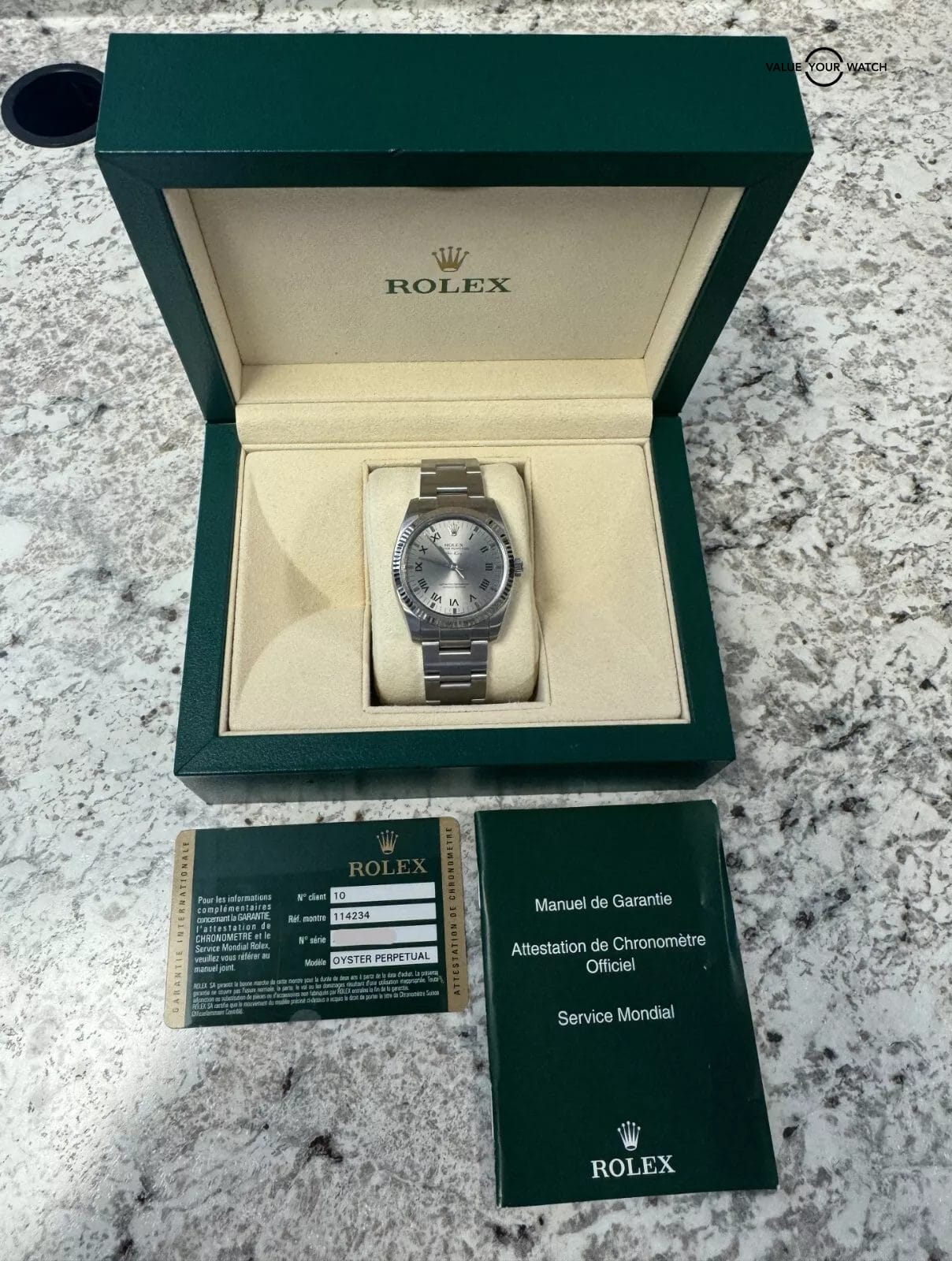 Rolex Air King 114234 Stainless Steel Silver Dial 34mm BOXES/PAPERS! - Image 8