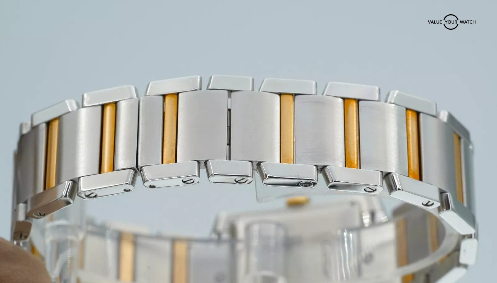 Cartier Tank Francaise Large 18K Gold & Stainless Steel W51005Q4! - Image 10