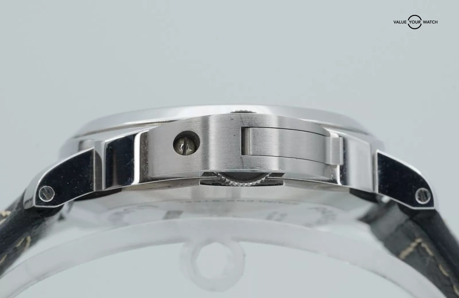 Panerai Luminor Logo PAM01084 Black Dial Stainless Steel Hand Wound 2021 B/P! - Image 9