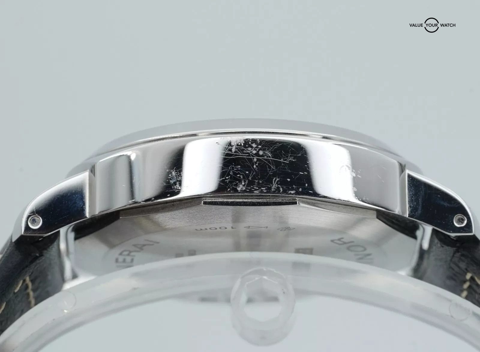 Panerai Luminor Logo PAM01084 Black Dial Stainless Steel Hand Wound 2021 B/P! - Image 10