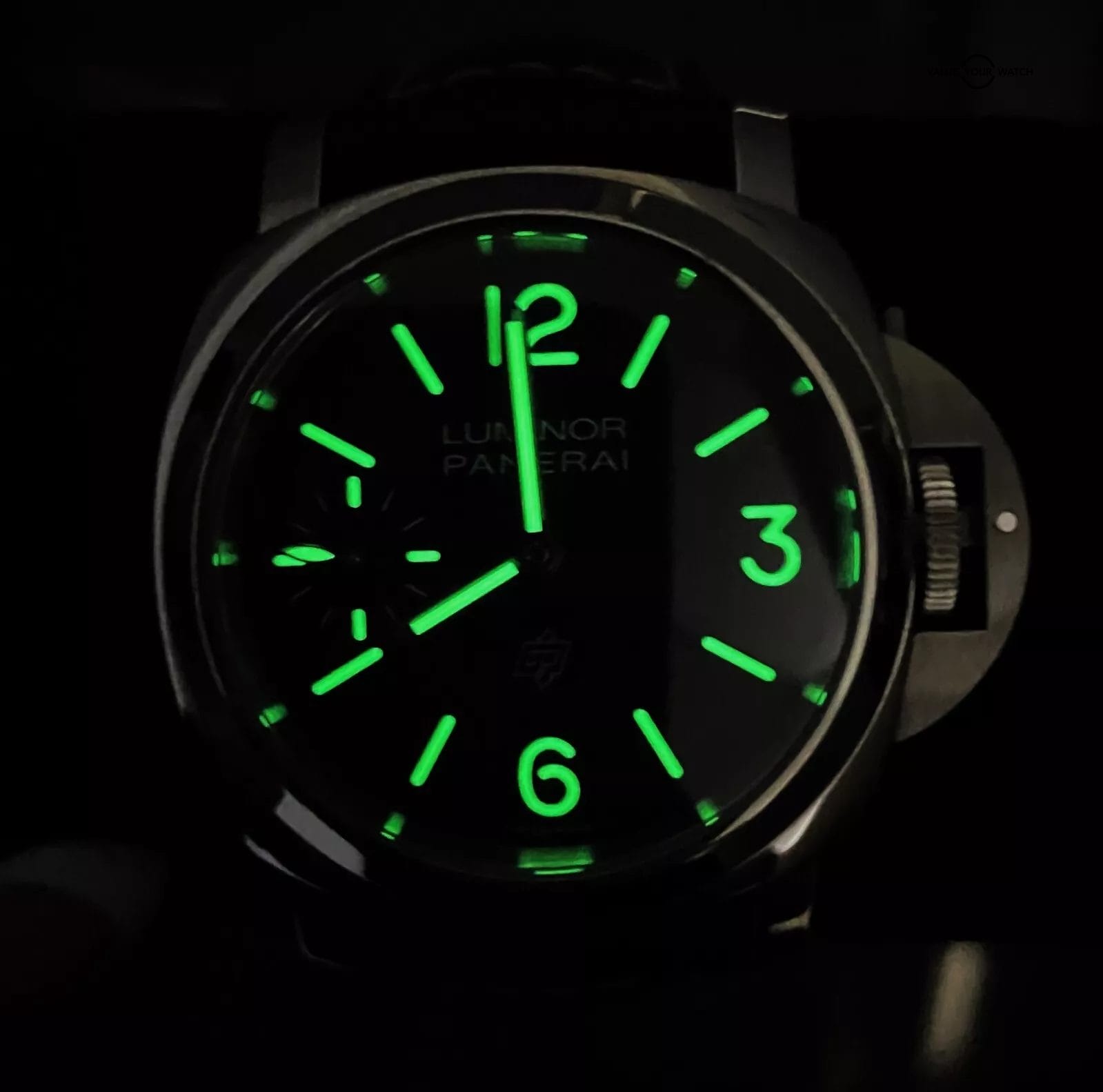 Panerai Luminor Logo PAM01084 Black Dial Stainless Steel Hand Wound 2021 B/P! - Image 13