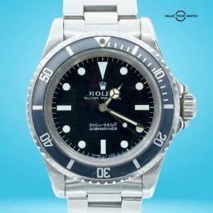 1969 Rolex Submariner No Date 5513 Meters First Matte Dial