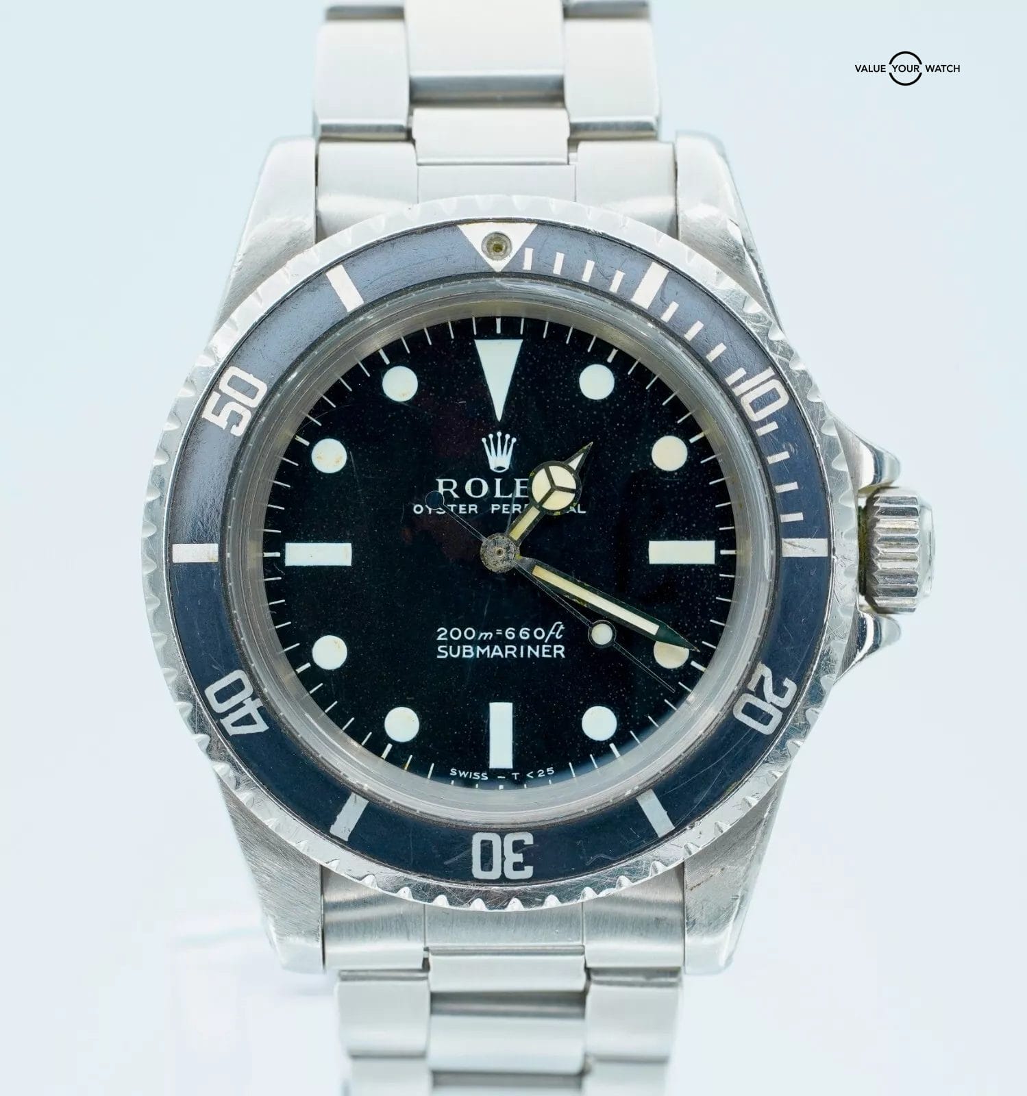 1969 Rolex Submariner No Date 5513 Meters First Matte Dial - Image 3