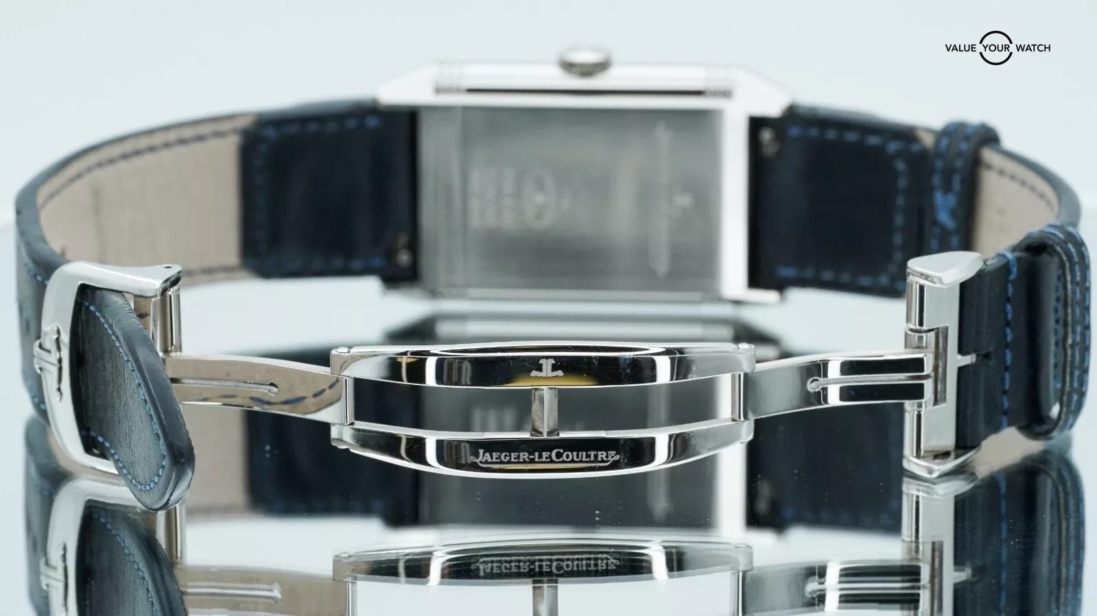 Jaeger-Lecoultre Reverso Tribute Small Seconds Q3978480 Steel Blue Dial - Image 9