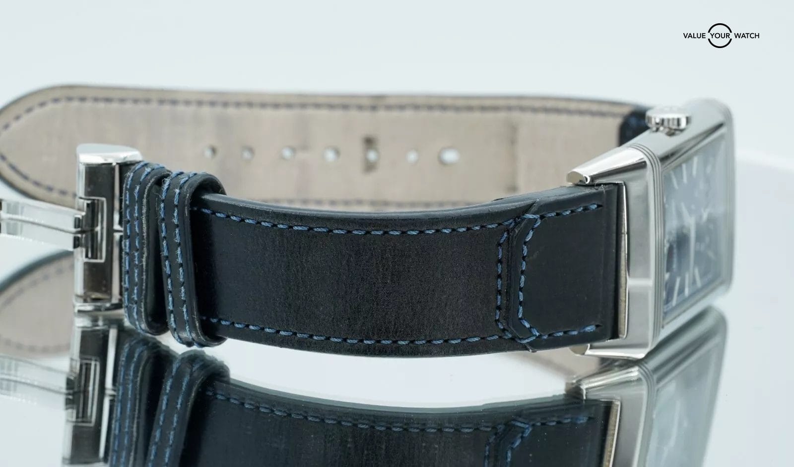 Jaeger-Lecoultre Reverso Tribute Small Seconds Q3978480 Steel Blue Dial - Image 4