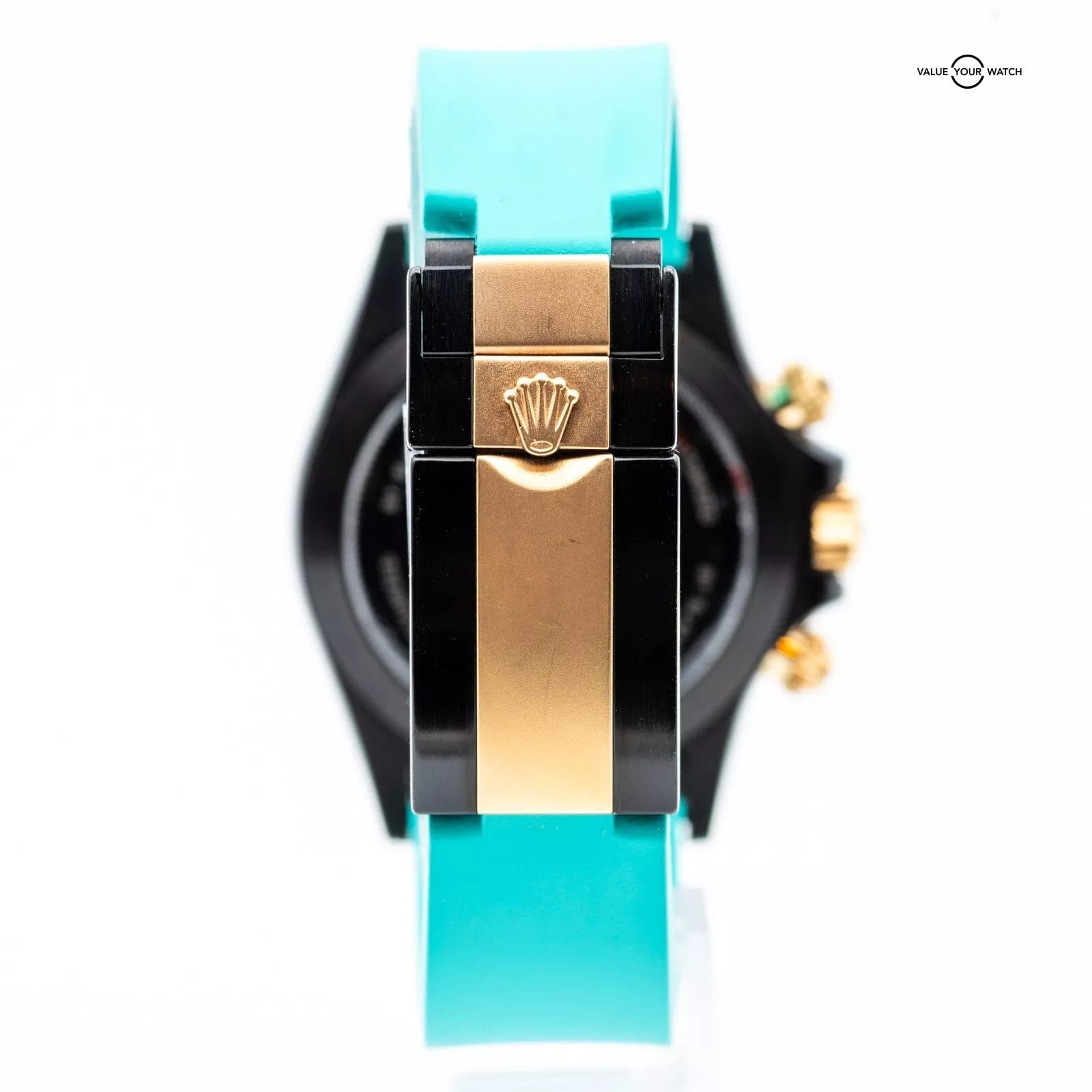 2024 Rolex Blaken Daytona Tiffany Blue Dial 40mm Yellow Gold + Black DLC - Image 5