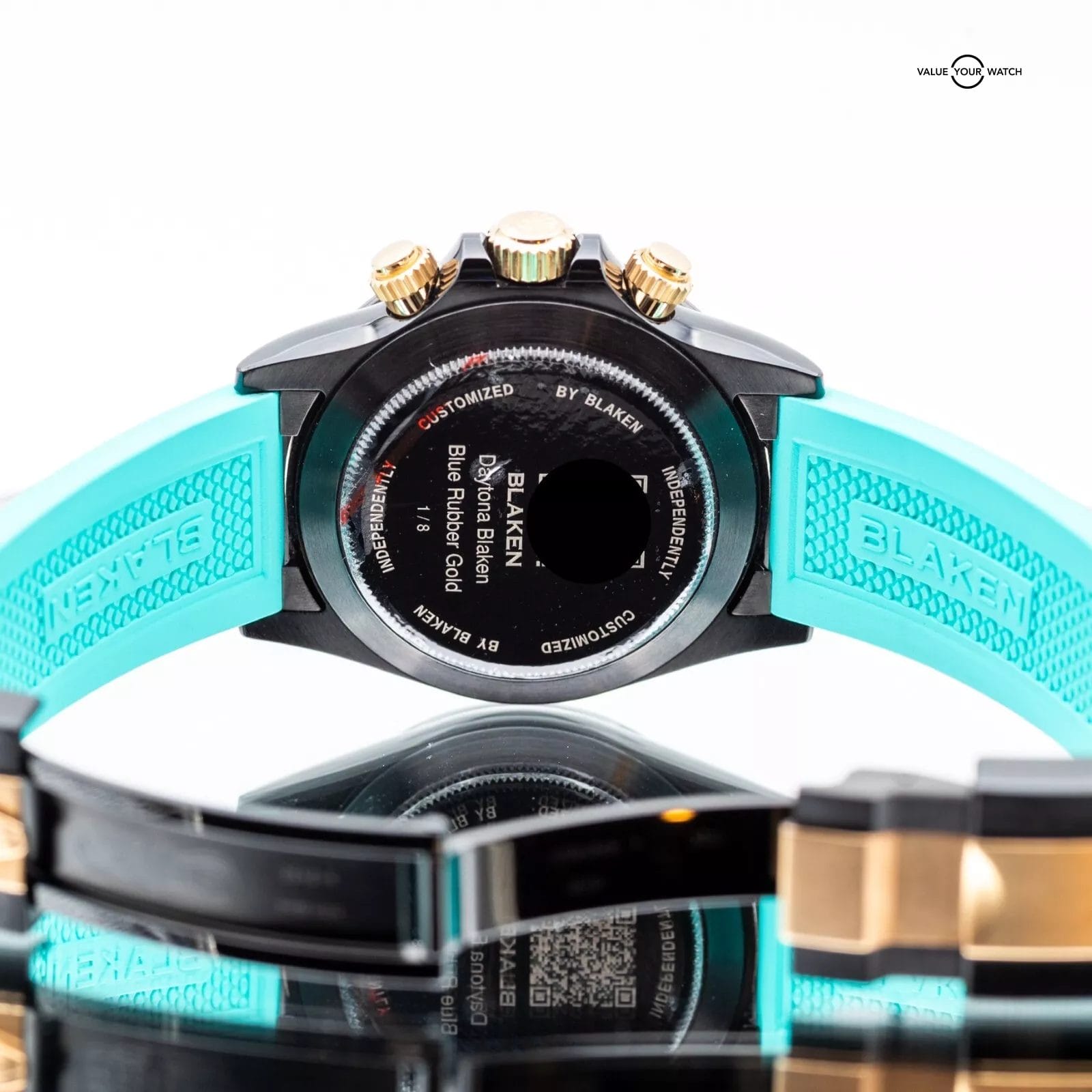 2024 Rolex Blaken Daytona Tiffany Blue Dial 40mm Yellow Gold + Black DLC - Image 6