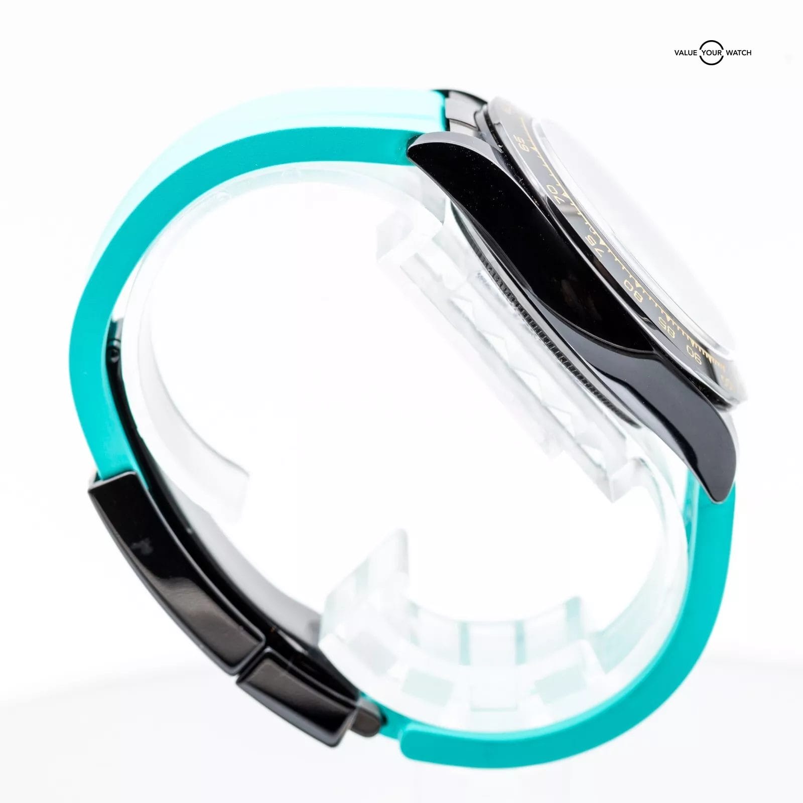 2024 Rolex Blaken Daytona Tiffany Blue Dial 40mm Yellow Gold + Black DLC - Image 11