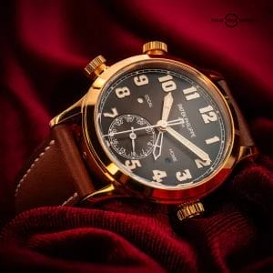 2024 Patek Philippe Calatrava Pilot Travel Time 18k Rose Gold 7234R-001 Complete