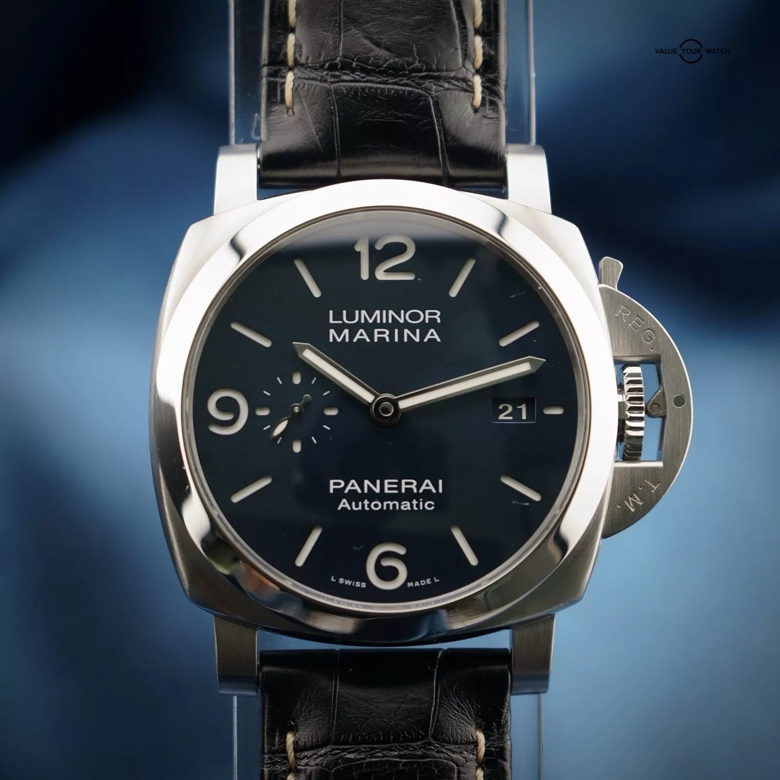 Panerai Luminor Marina 1950 3 Days 44MM PAM01313 -Full Set- PAM1313 & 2 Straps