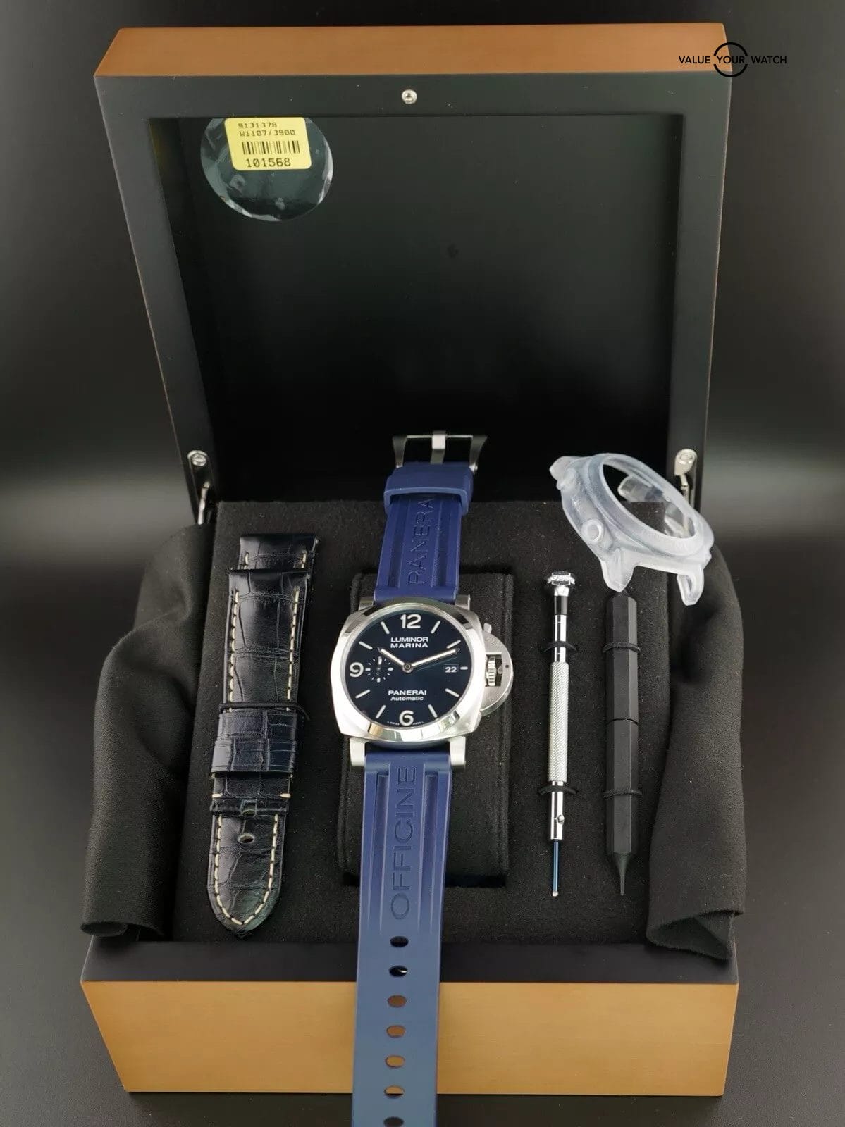 Panerai Luminor Marina 1950 3 Days 44MM PAM01313 -Full Set- PAM1313 & 2 Straps - Image 6