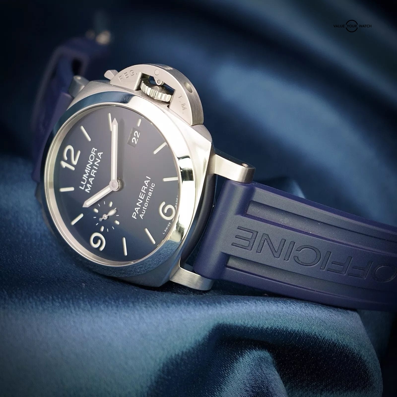 Panerai Luminor Marina 1950 3 Days 44MM PAM01313 -Full Set- PAM1313 & 2 Straps - Image 14