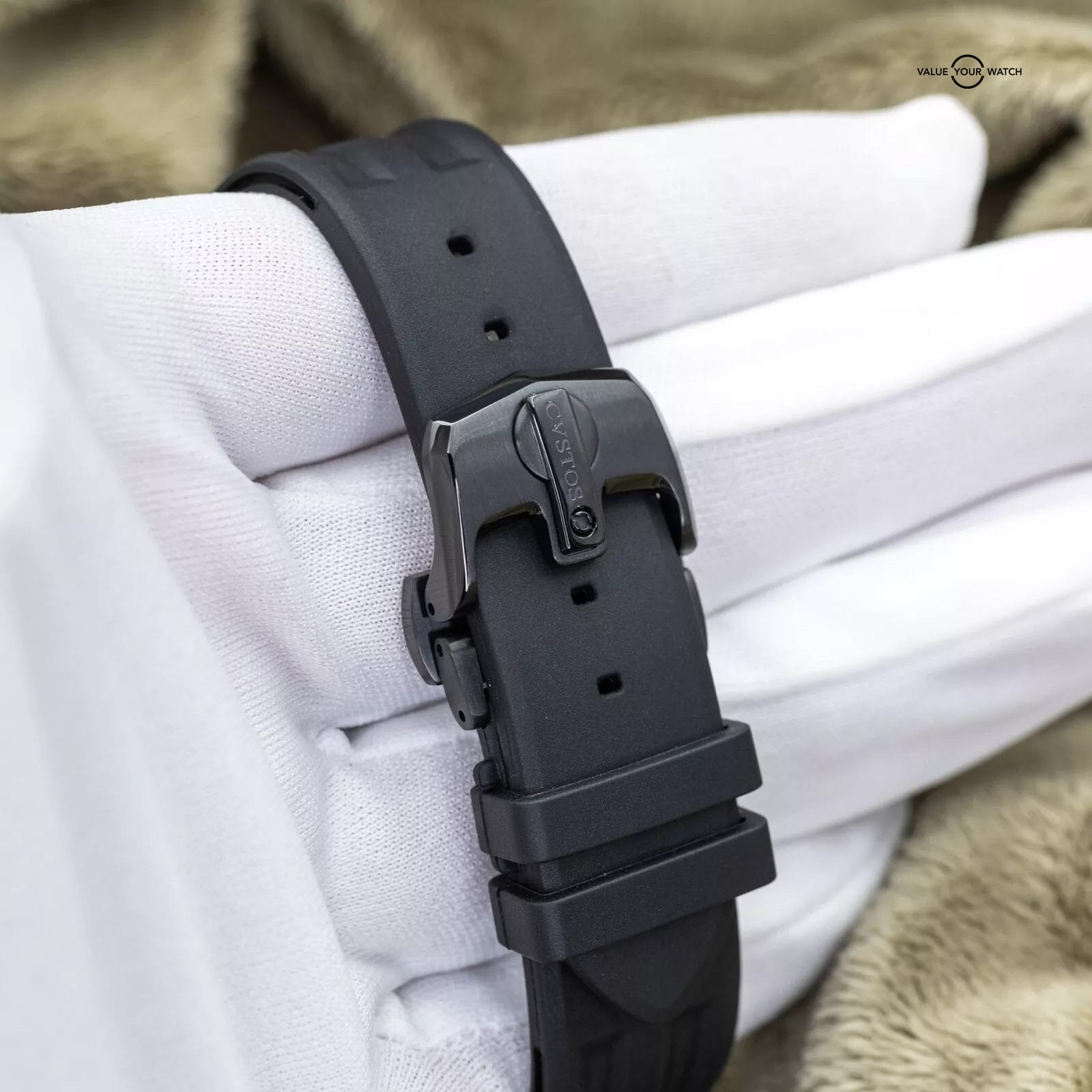 CVSTOS Challenge Twin-Time Carbon/Nardo Dial 41mm A01108.4162001 Brand New 2024 - Image 4