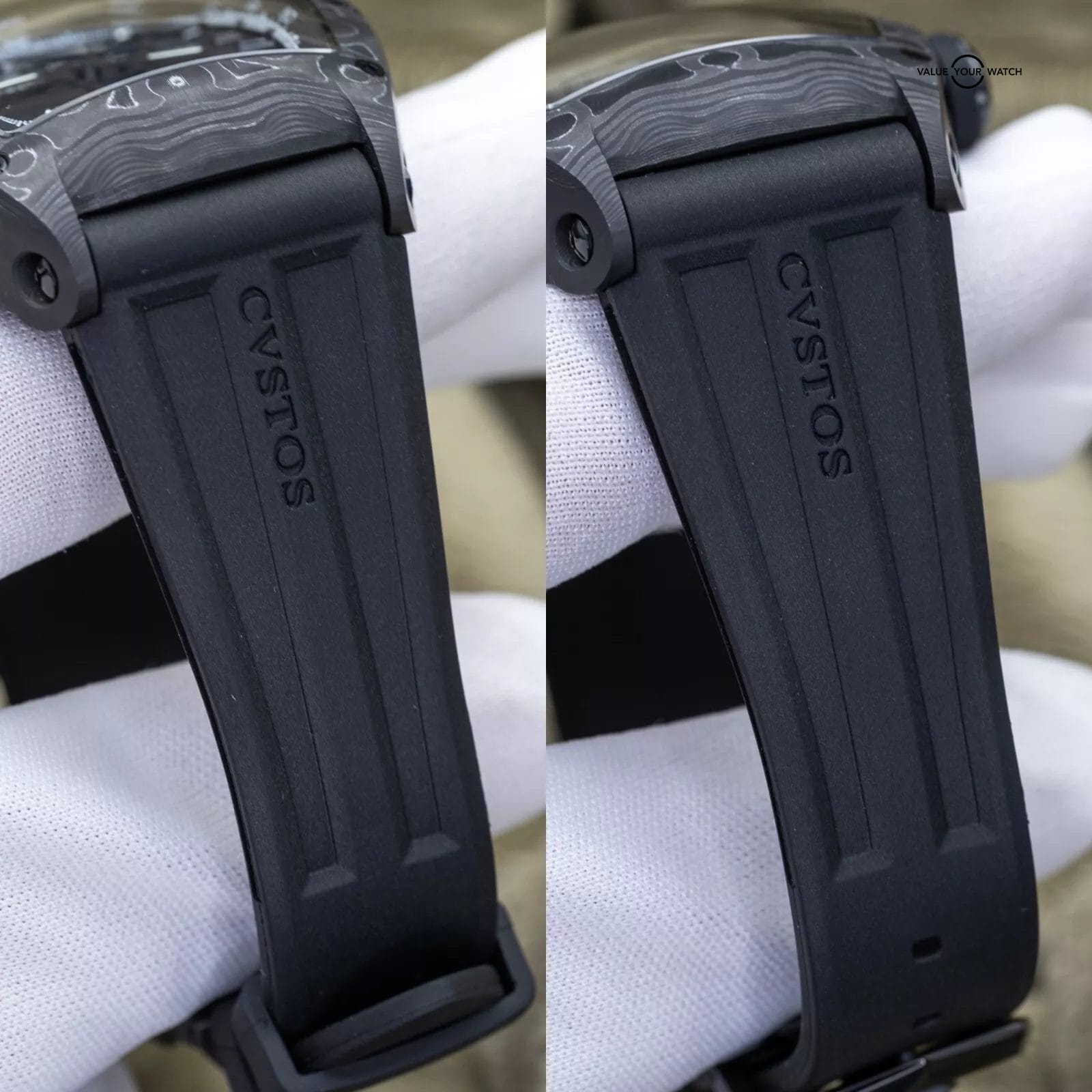 CVSTOS Challenge Twin-Time Carbon/Nardo Dial 41mm A01108.4162001 Brand New 2024 - Image 10