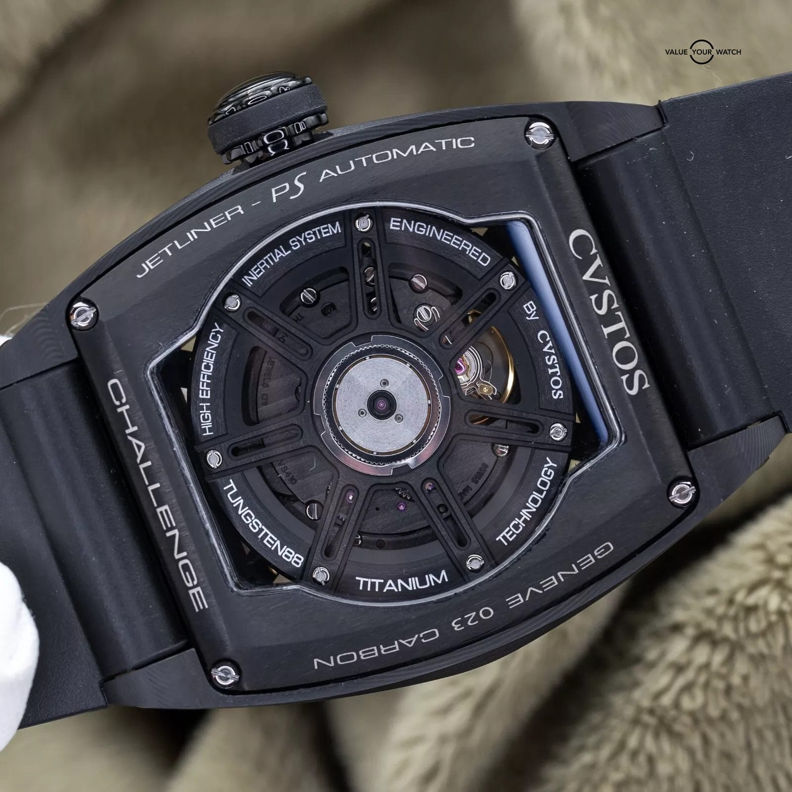 CVSTOS Challenge II Jetliner PS Carbon/Black 41mm A00103.4162001 Brand New 2024 - Image 4