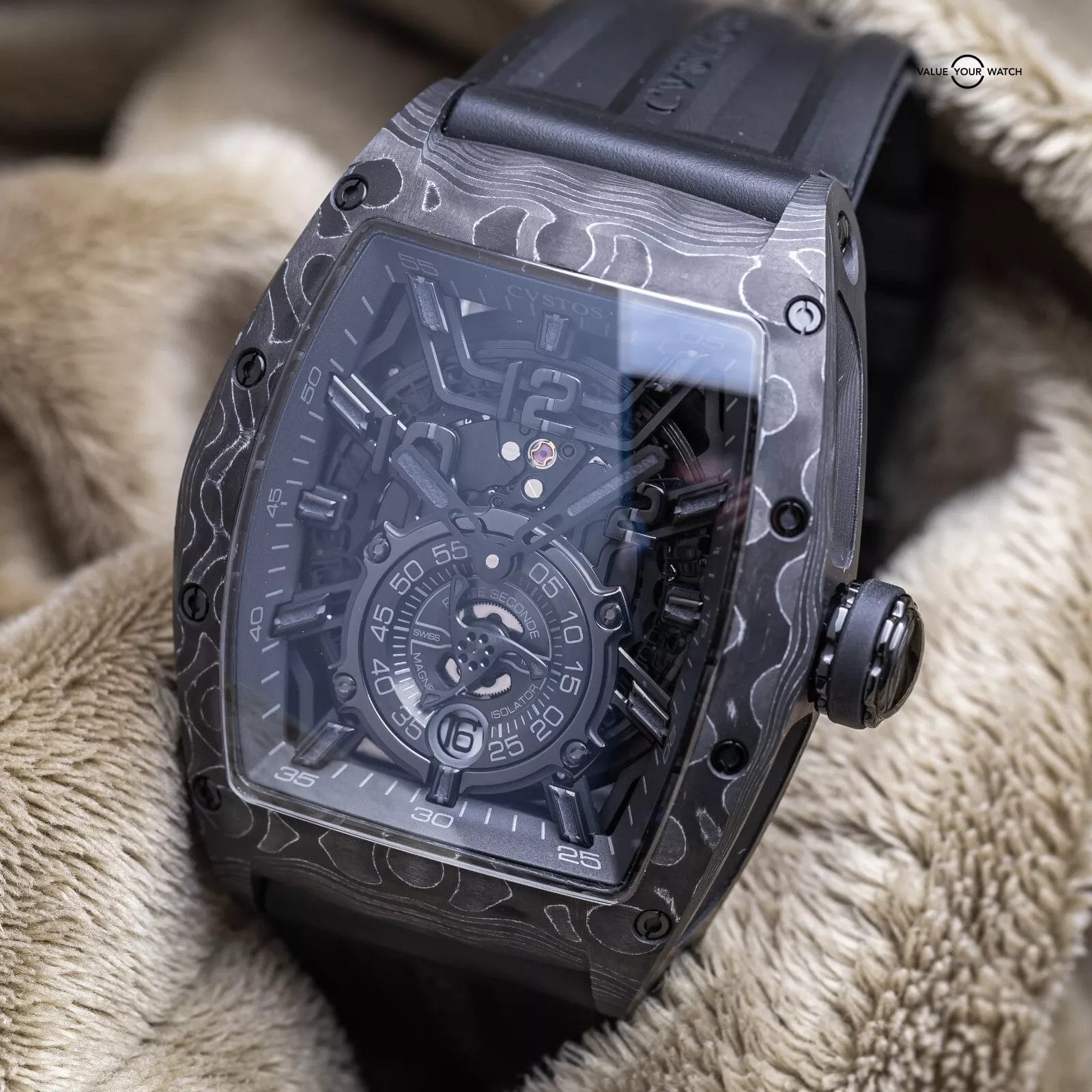 CVSTOS Challenge II Jetliner PS Carbon/Black 41mm A00103.4162001 Brand New 2024 - Image 5