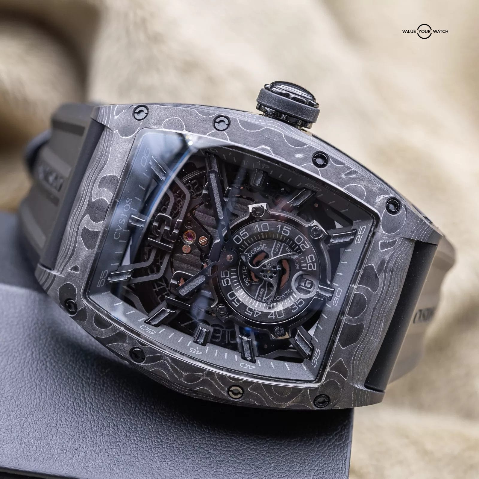 CVSTOS Challenge II Jetliner PS Carbon/Black 41mm A00103.4162001 Brand New 2024 - Image 7