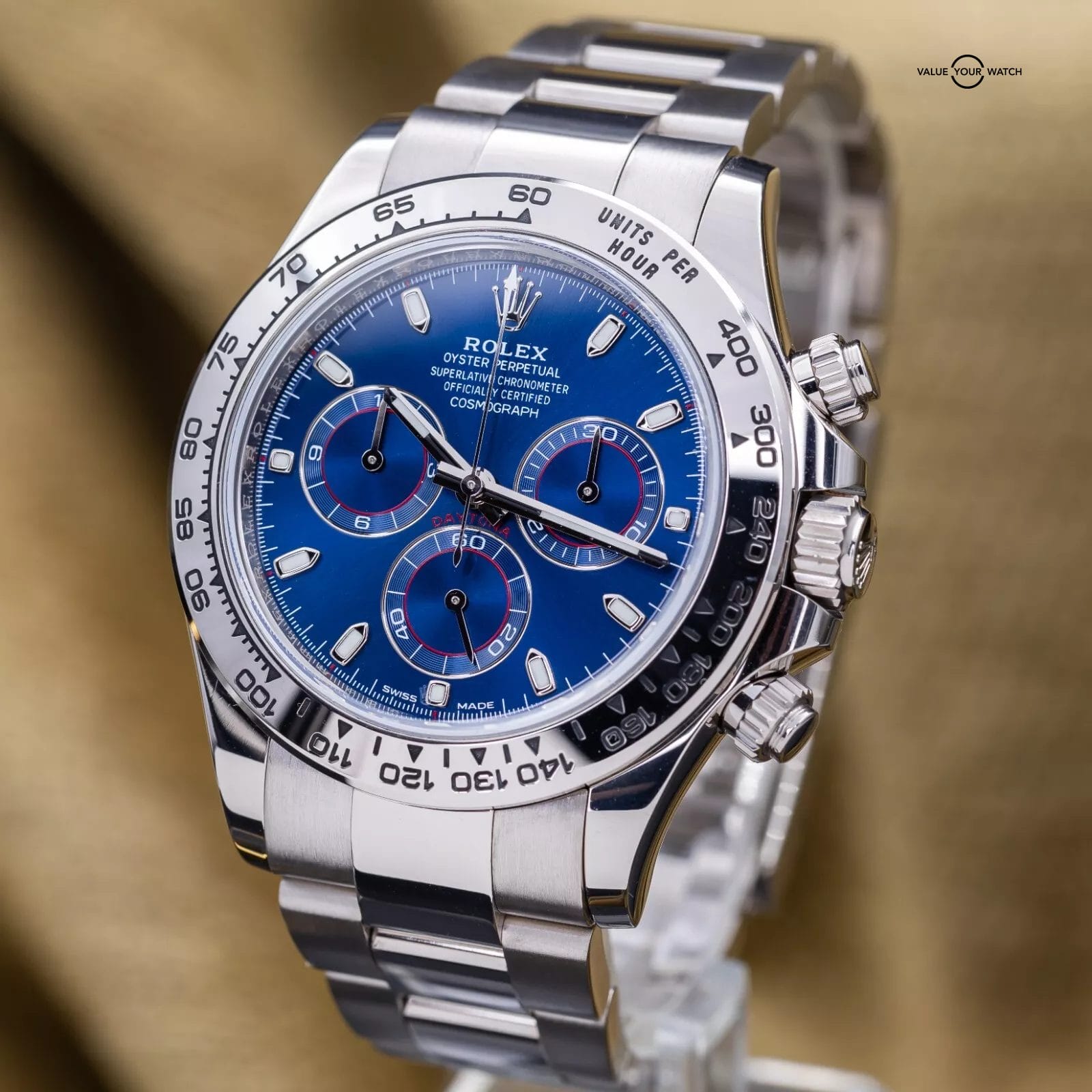 Rolex Daytona Cosmograph 40 White Gold Blue Dial 116509 - 2021 Complete Set - Image 12