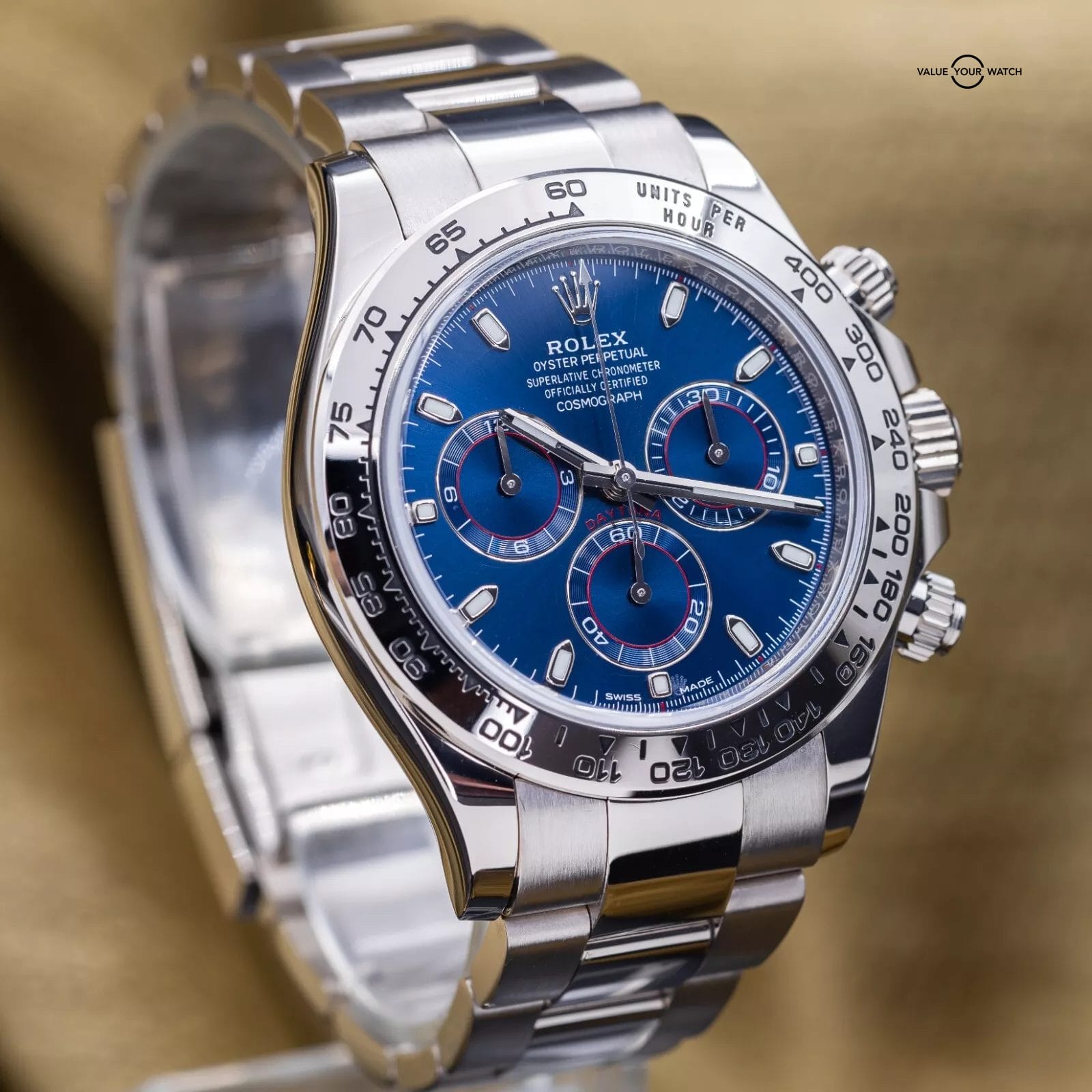 Rolex Daytona Cosmograph 40 White Gold Blue Dial 116509 - 2021 Complete Set - Image 13
