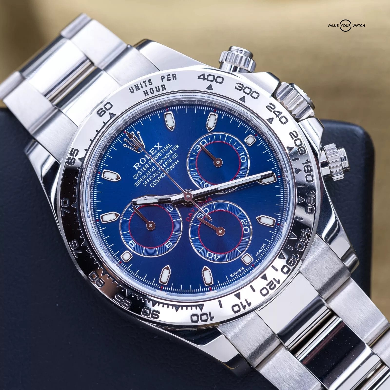 Rolex Daytona Cosmograph 40 White Gold Blue Dial 116509 - 2021 Complete Set - Image 14