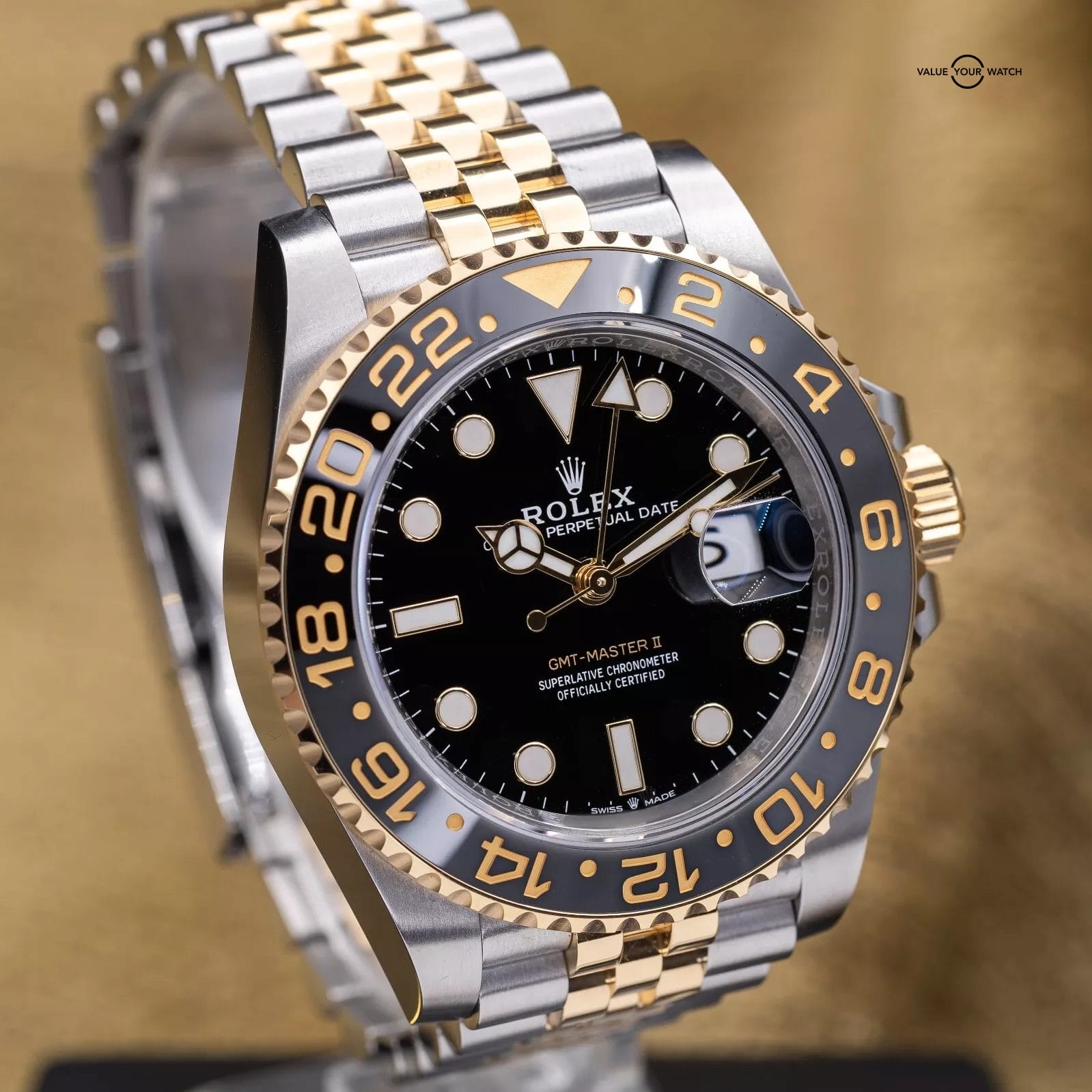 NEW 2024 Rolex GMT-Master II 40 Two-Tone Yellow Gold 126713GRNR Bumblebee - Image 4