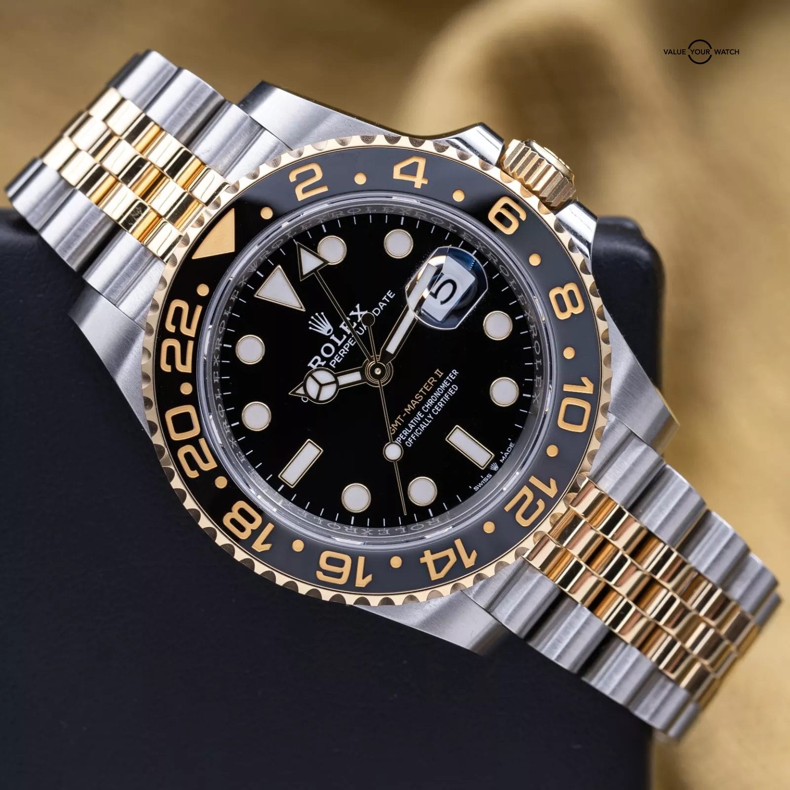 NEW 2024 Rolex GMT-Master II 40 Two-Tone Yellow Gold 126713GRNR Bumblebee - Image 5
