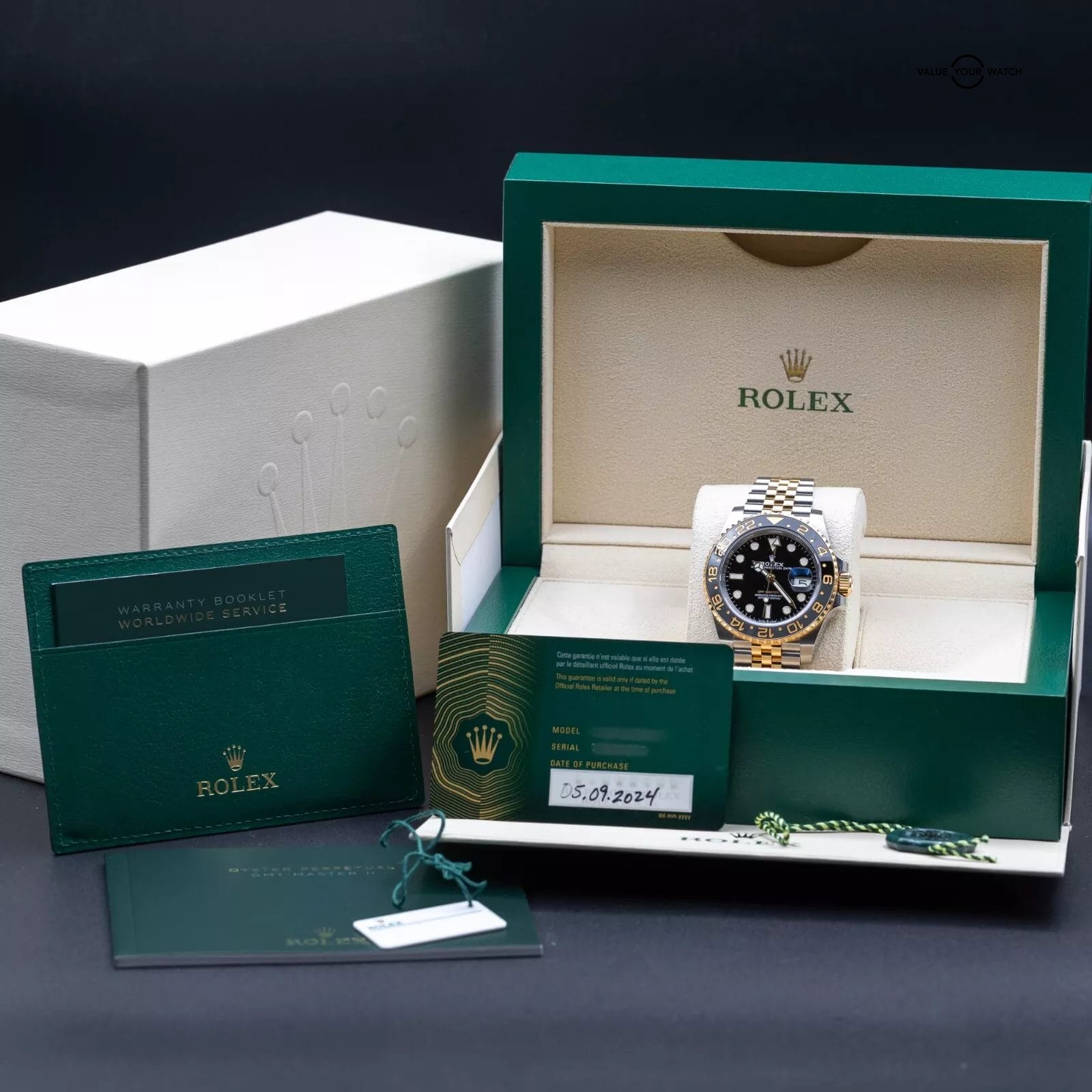 NEW 2024 Rolex GMT-Master II 40 Two-Tone Yellow Gold 126713GRNR Bumblebee - Image 6