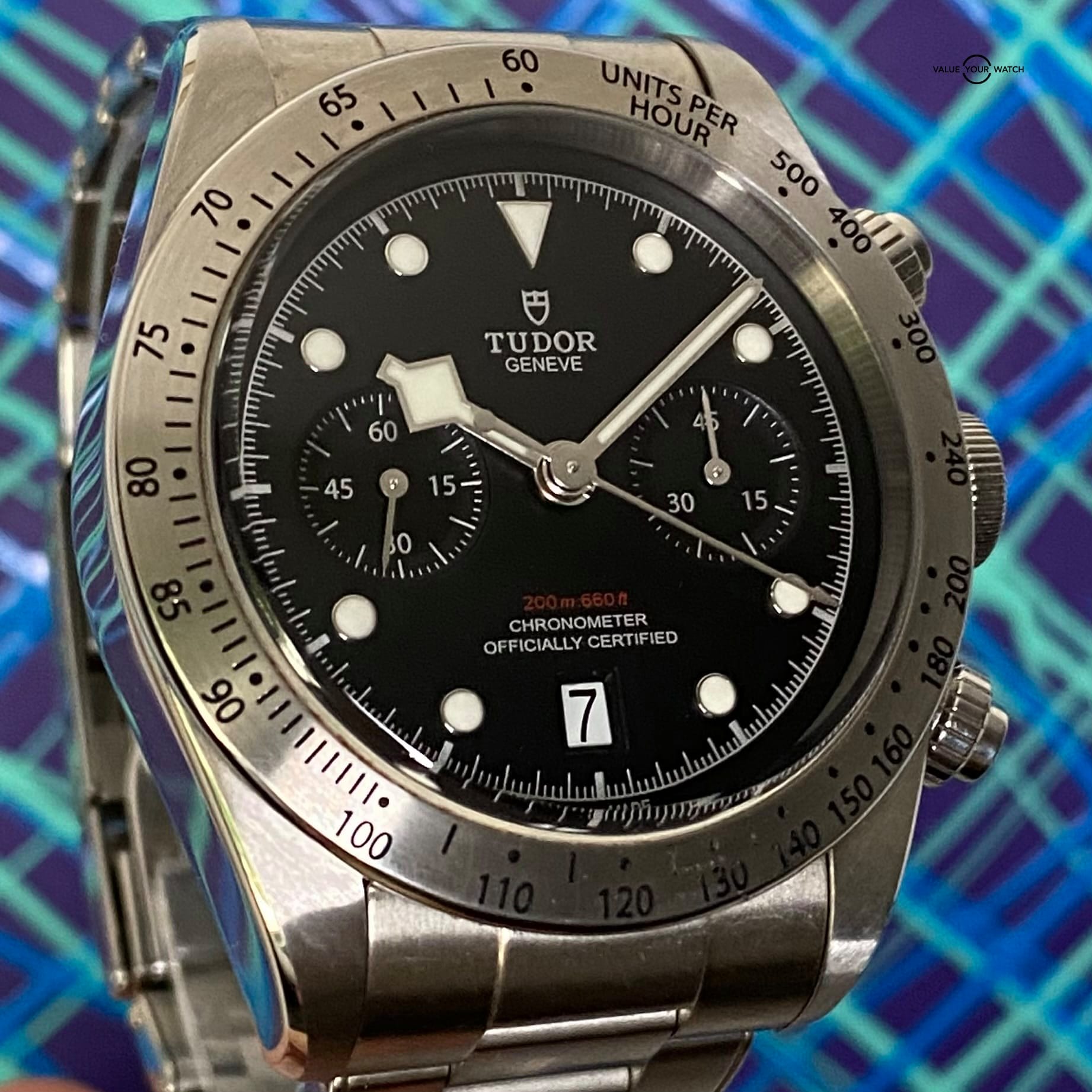TUDOR Black Bay 41mm Chronograph B&P 79350 - Image 3