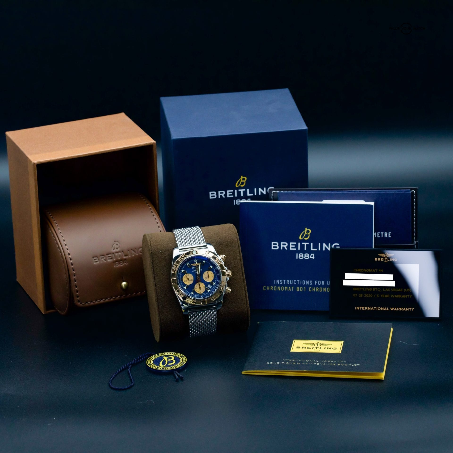 BREITLING CHRONOMAT 44 FULL SET - Image 11
