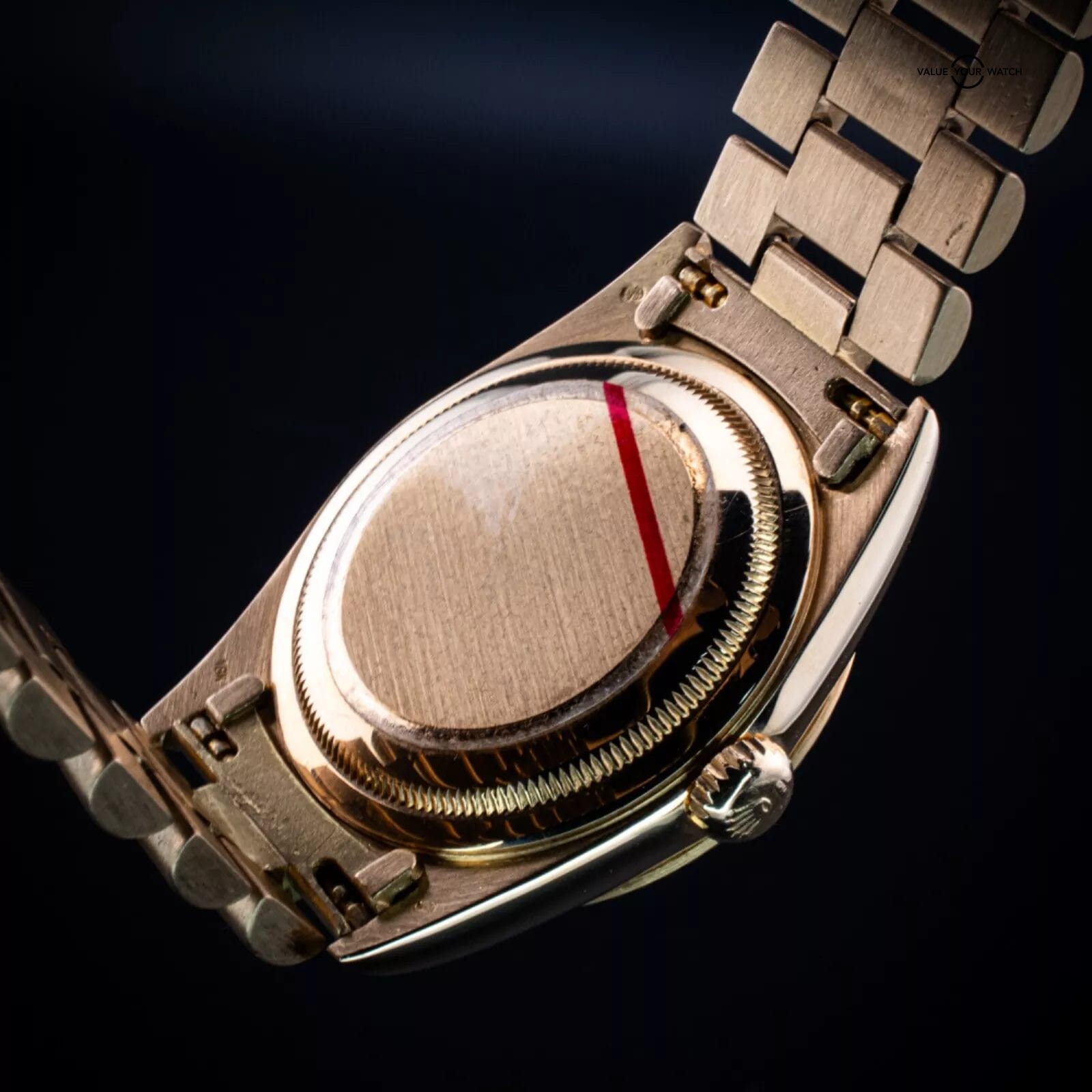 Rolex 18K Day-Date, Factory Diamond dial & President Bracelet, Ref. 18238 w/ Box - Image 12