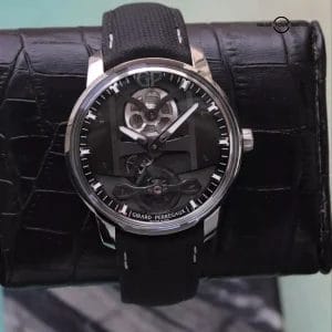 Girard Perregaux Free Bridge CLEAN Openworked Grey Steel Automatic 82000 Watch