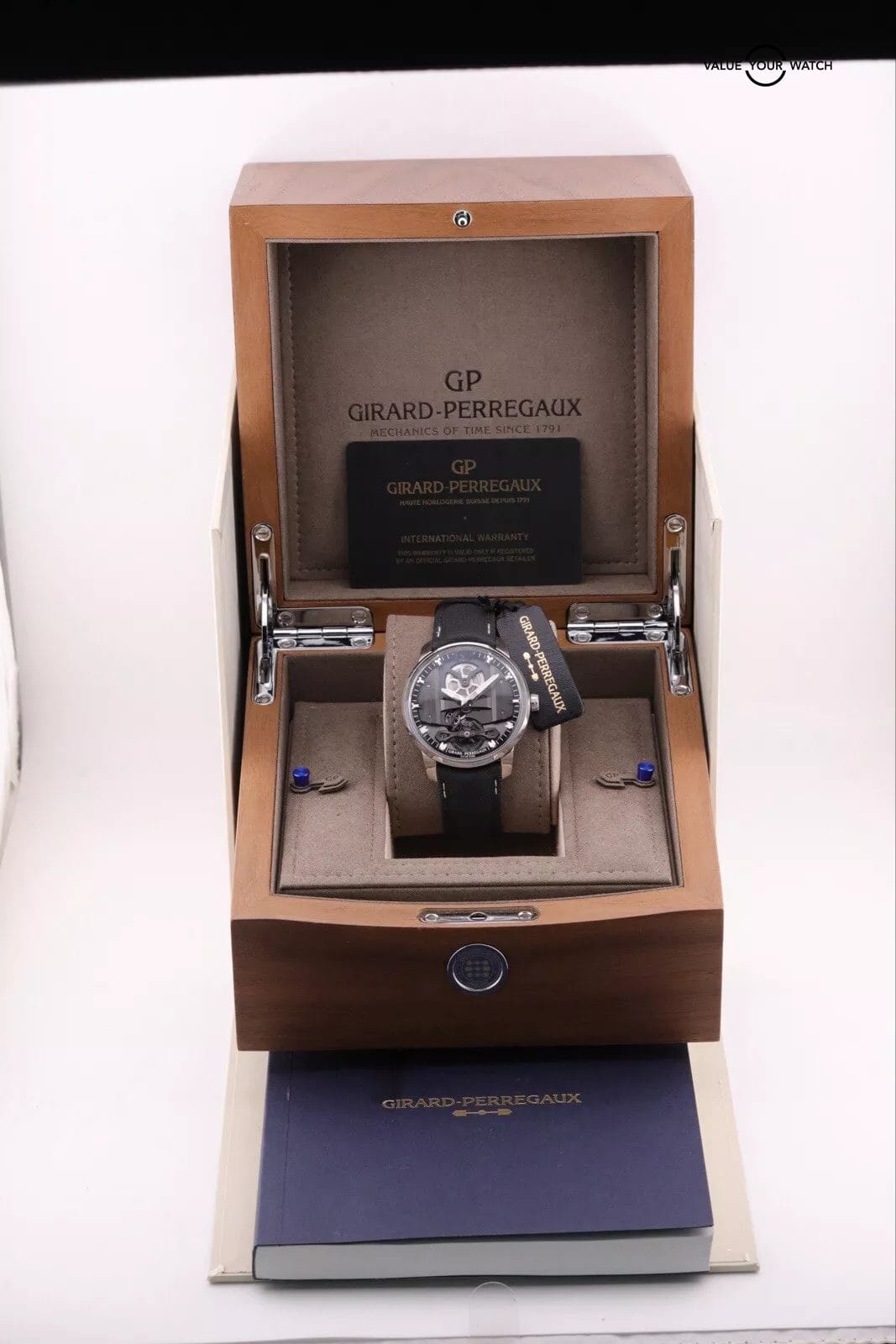 Girard Perregaux Free Bridge CLEAN Openworked Grey Steel Automatic 82000 Watch - Image 12