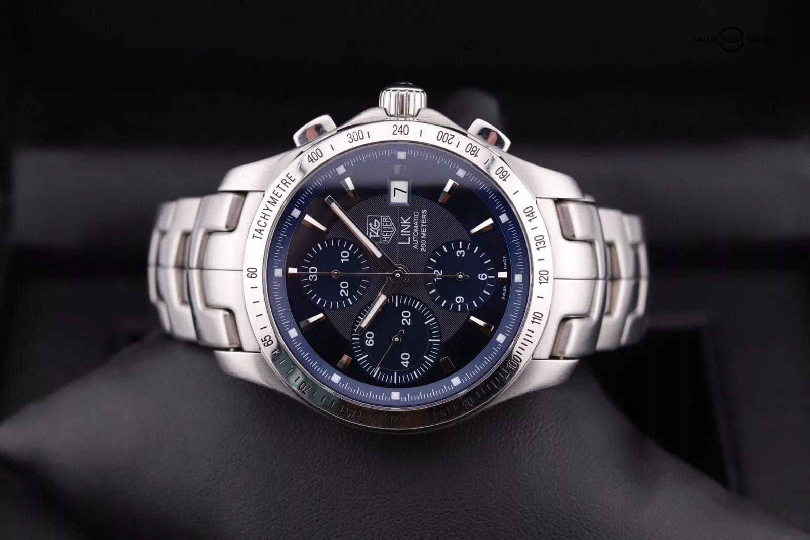 TAG Heuer Link Blue Men's Watch - CJF2114 - Calibre 16 Chronograph