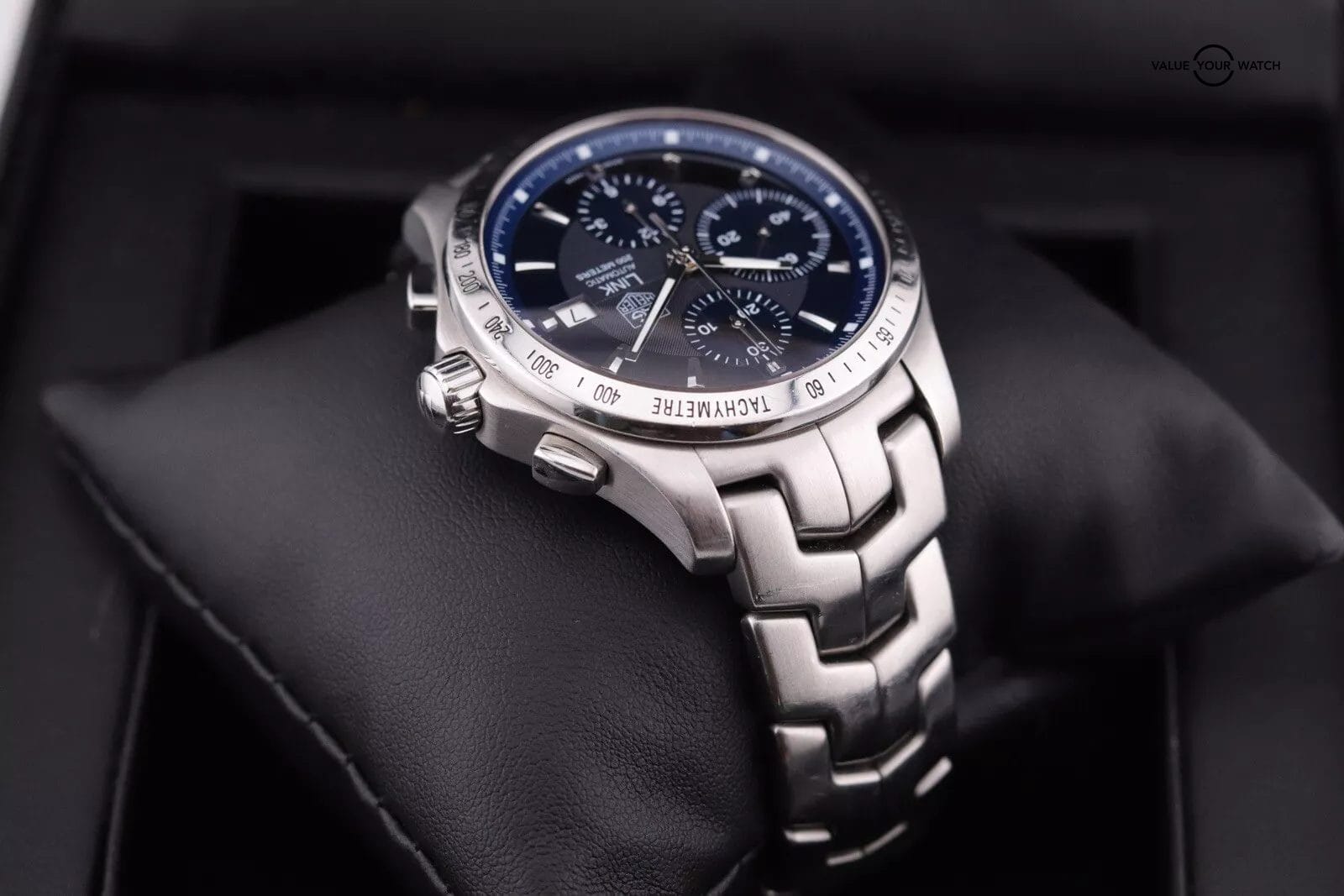 TAG Heuer Link Blue Men's Watch - CJF2114 - Calibre 16 Chronograph