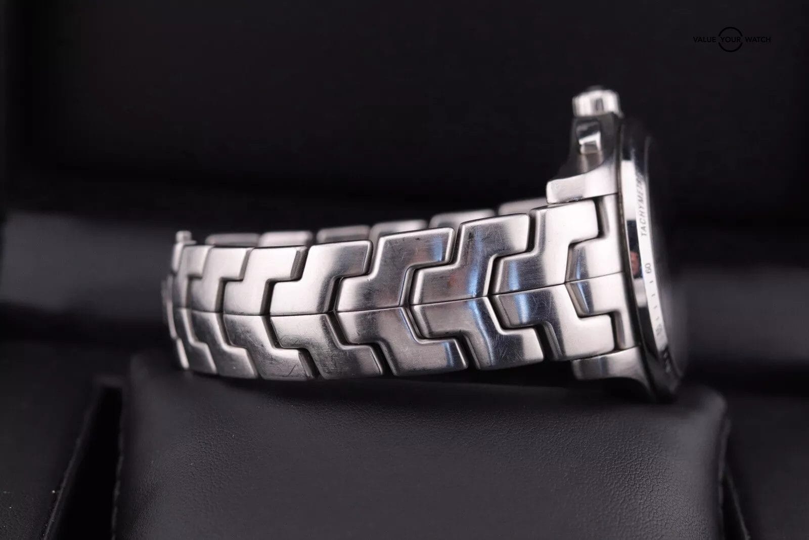 TAG Heuer Link Blue Men's Watch - CJF2114 - Calibre 16 Chronograph - Image 9