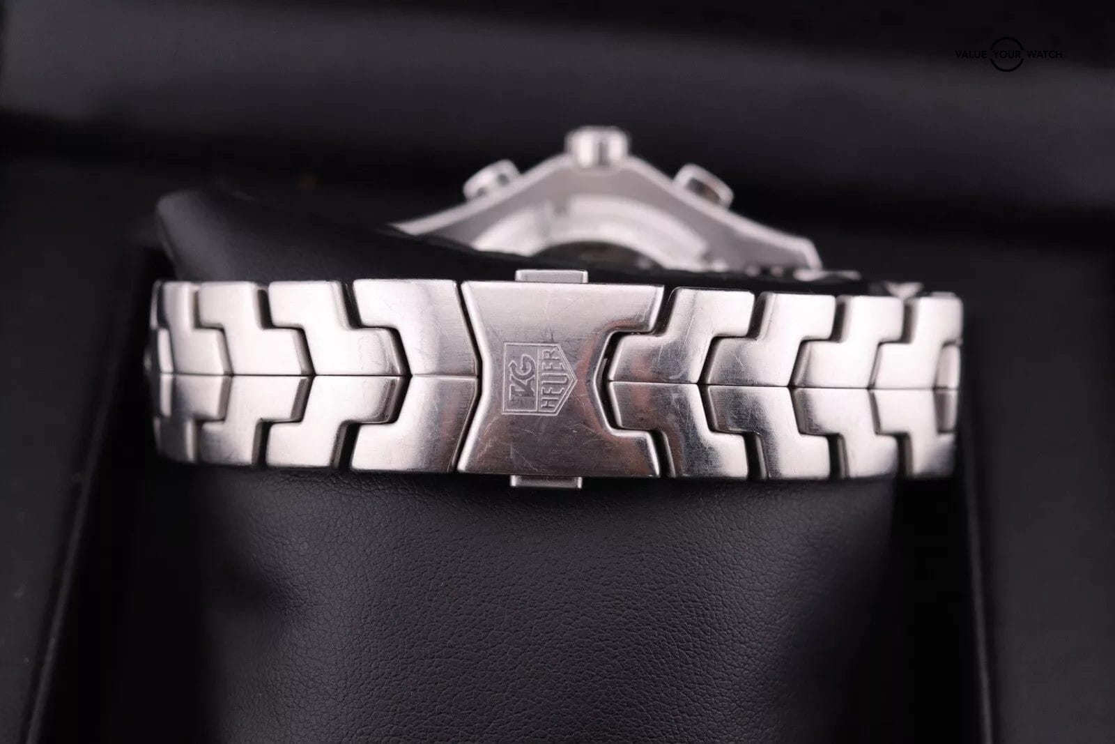 TAG Heuer Link Blue Men's Watch - CJF2114 - Calibre 16 Chronograph - Image 13