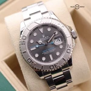 Rolex Yacht-Master 116622 Rhodium Grey Dial x Platinum Bezel – Full Set