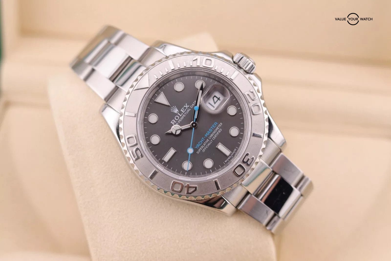 Rolex Yacht-Master 116622 Rhodium Grey Dial x Platinum Bezel - Full Set - Image 12