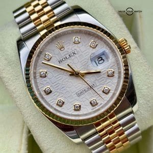 Rolex Datejust 116233 36mm Big Factory Computer/Jubilee Diamond Dial Box &amp; Papers