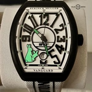 Brand New 2024 Franck Muller Vanguard 41mm FR2 Rabbits Carbon Limited 800 Pieces