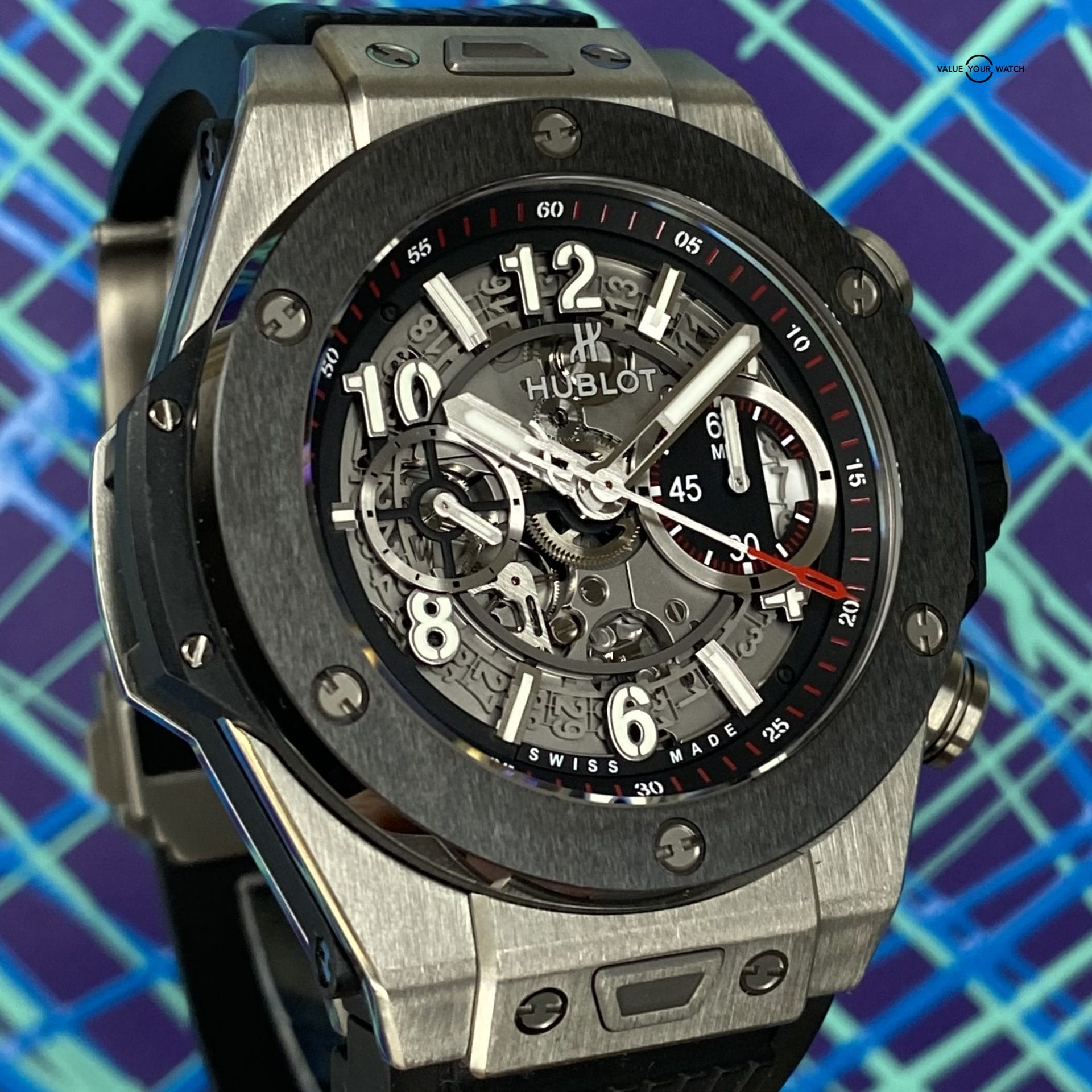 Hublot Big Bang Unico 45 Titanium Ceramic - 411.NM.1170.RX - B&P