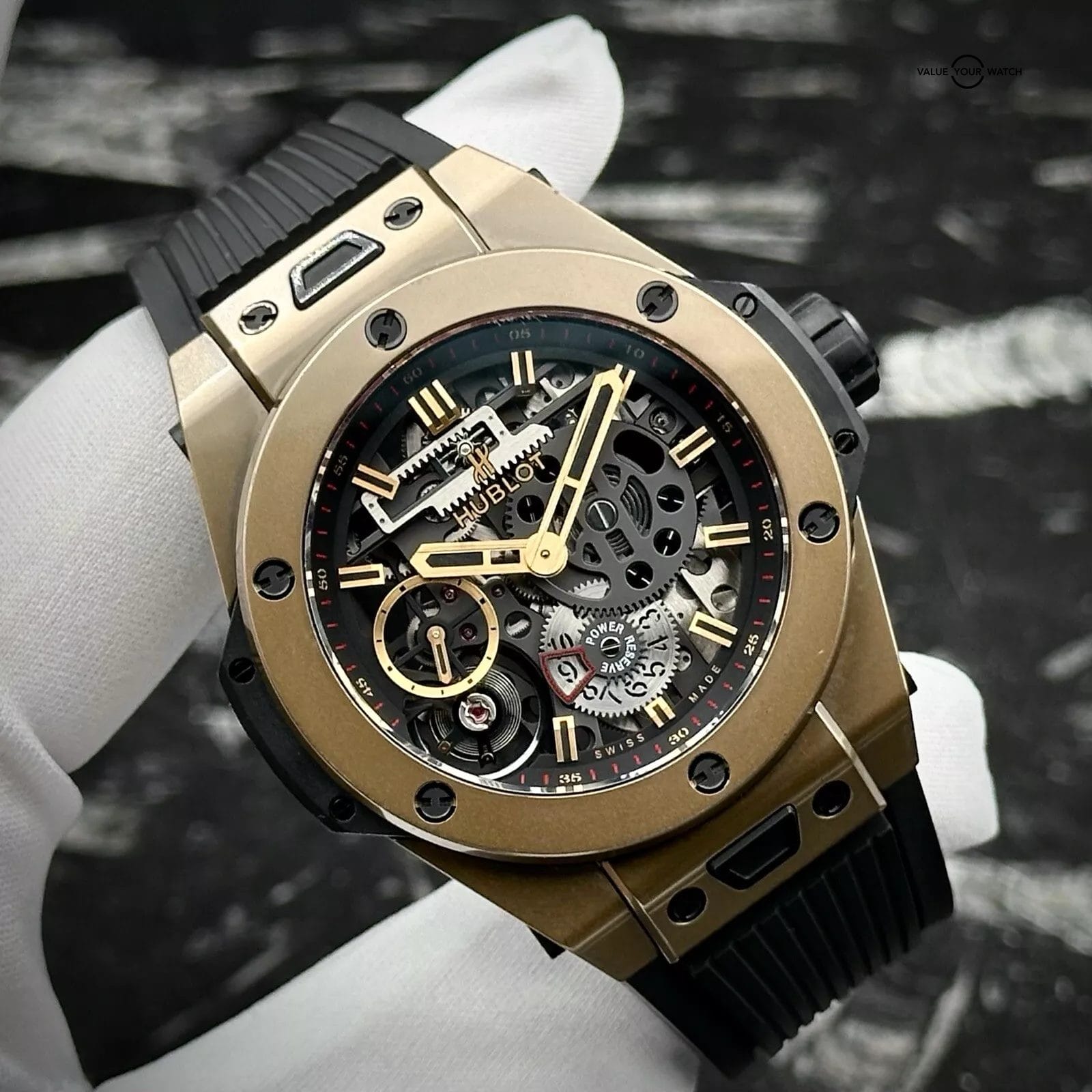 Hublot Big Bang Meca-10 Magic Gold 414.MX.1138.RX 44mm Ceramic Gold Skeleton