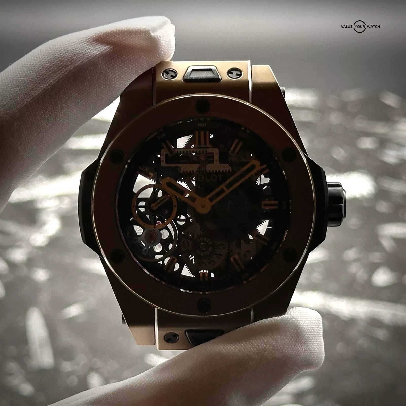 Hublot Big Bang Meca-10 Magic Gold 414.MX.1138.RX 44mm Ceramic Gold Skeleton - Image 6